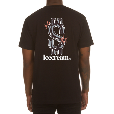 ICECREAM Wealth S/S Tee (Black) - Ice Cream