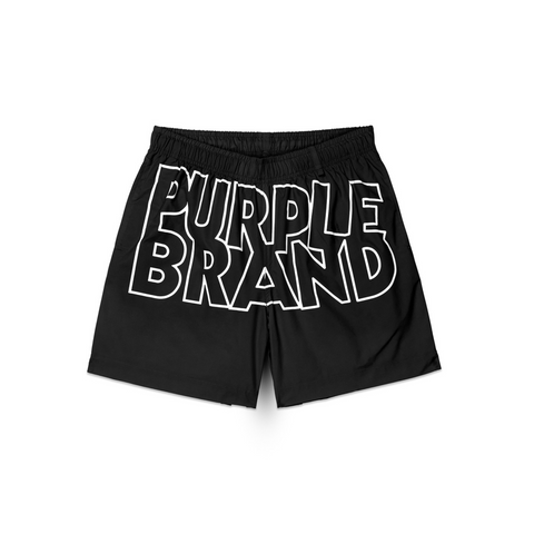 Purple Brand All-Around Short (Black) - P504-PBBS124 - PURPLE BRAND