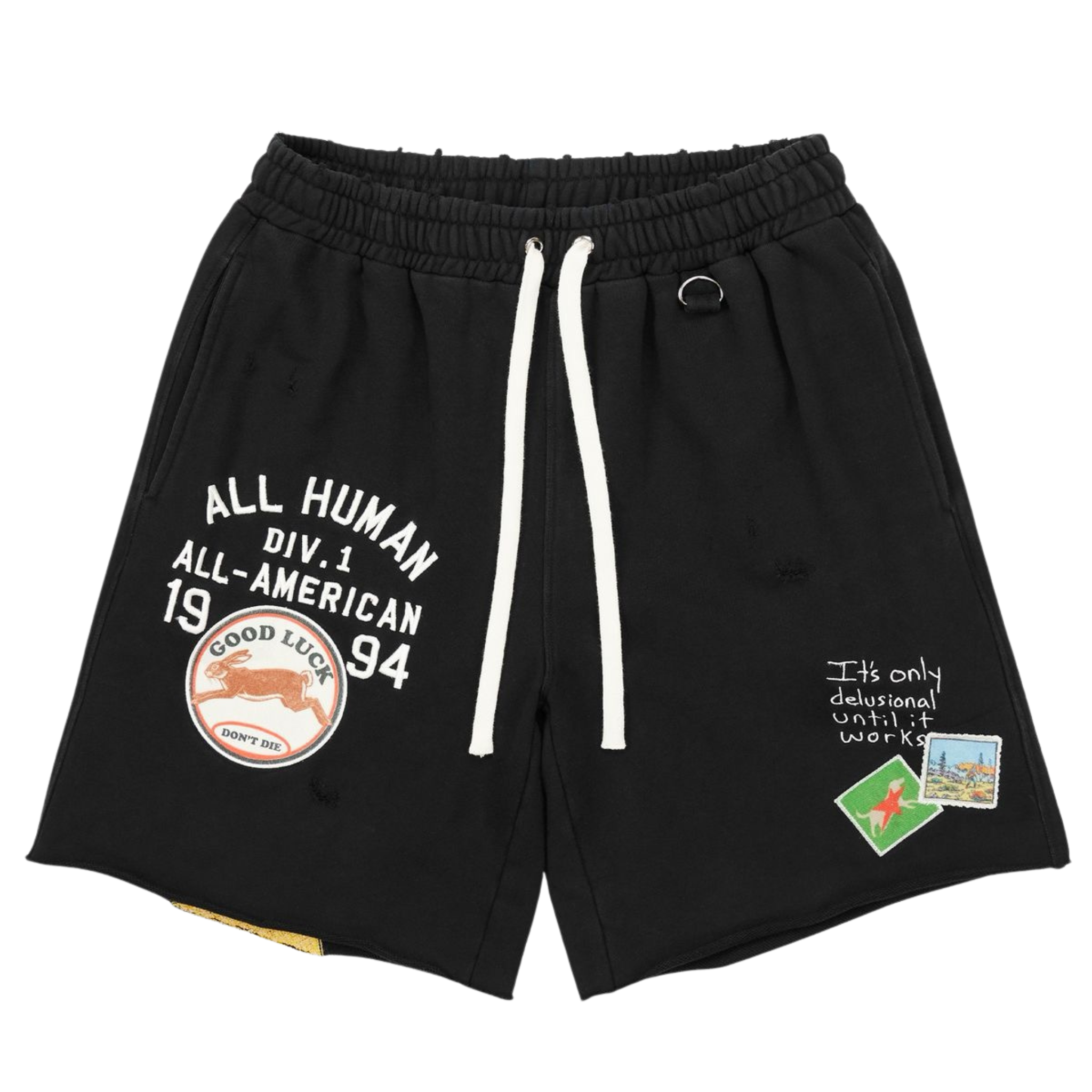 All Human "7am v2" Shorts (Black) - All Human