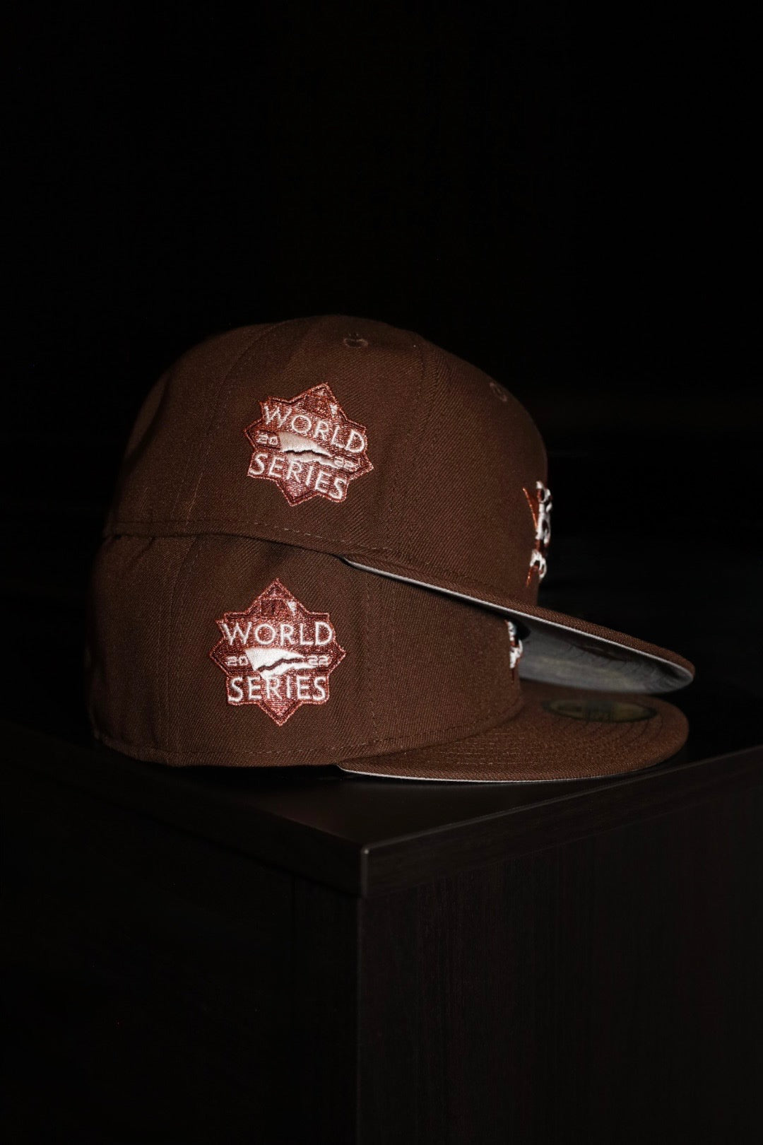 New Era Houston Astros 2022 World Series Side Patch Fitted (Walnut)