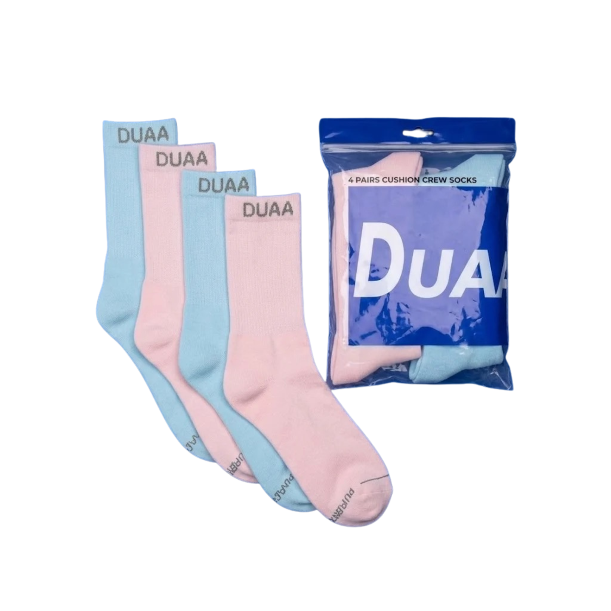 DUAA Elite Sock 4-Pack (Cotton Candy)