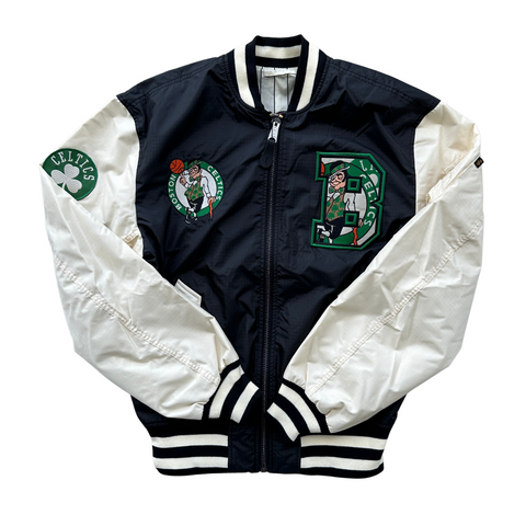 Boston celtics cheap bomber jacket