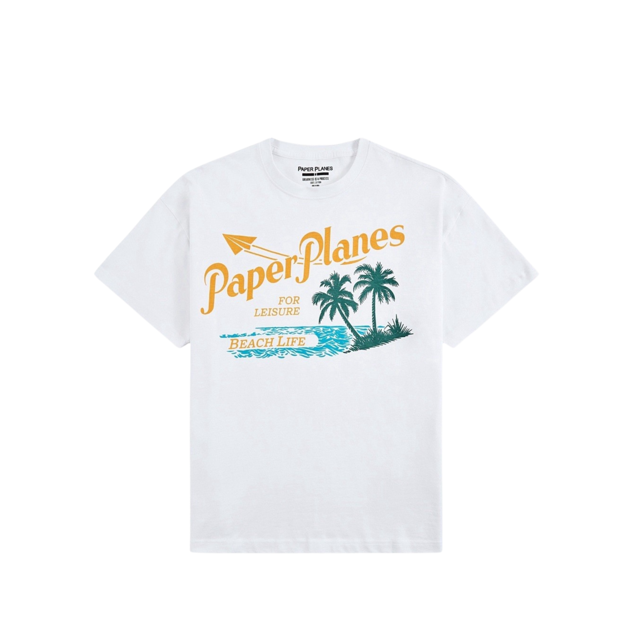 Paper Planes "Leisure Beach Life" Tee (White) - Paper Plane