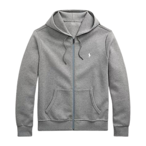 Polo Ralph Lauren Double-Knit Full-Zip Hoodie (Heather) - Polo Ralph Lauren