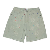 DRY ROT "Rodeo" Rhinestone Denim Shorts - Dry Rot