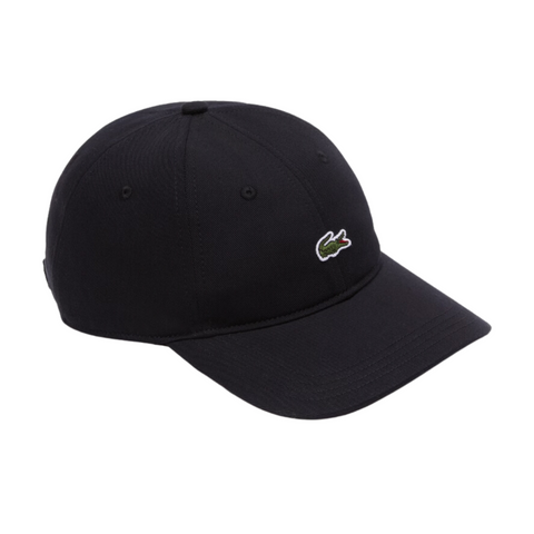 Lacoste Unisex Organic Cotton Twill Cap (Black) - Lacoste