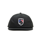 Paper Plane Starboard Strapback Hat (Black) - Paper Plane