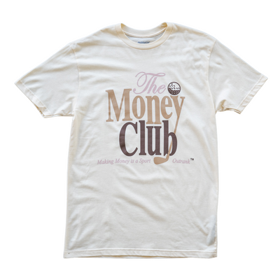 Outrank The Money Club T-shirt (Ivory/Birch) - Outrank