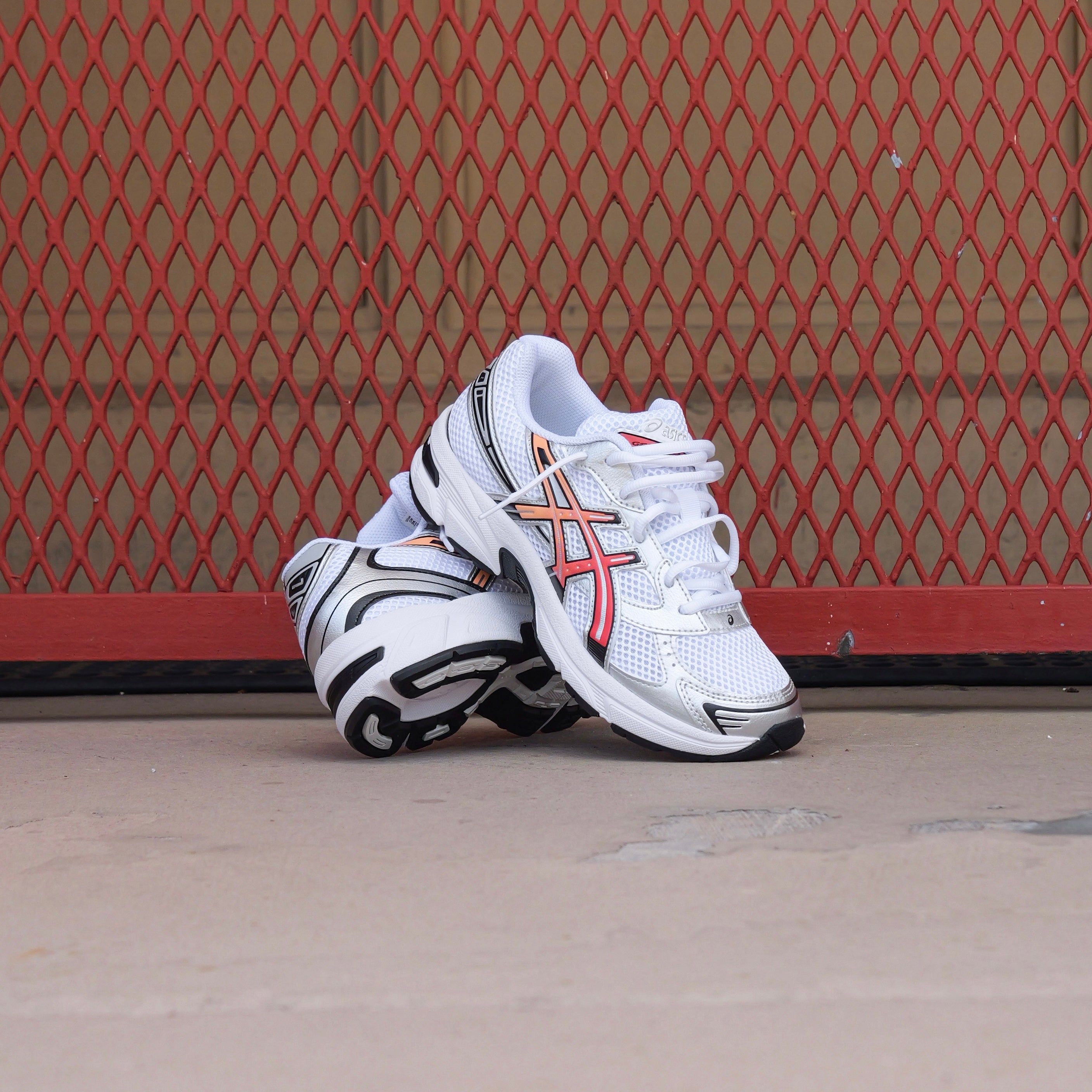 Asics Gel-1130 Grade School (White/Red Snapper)