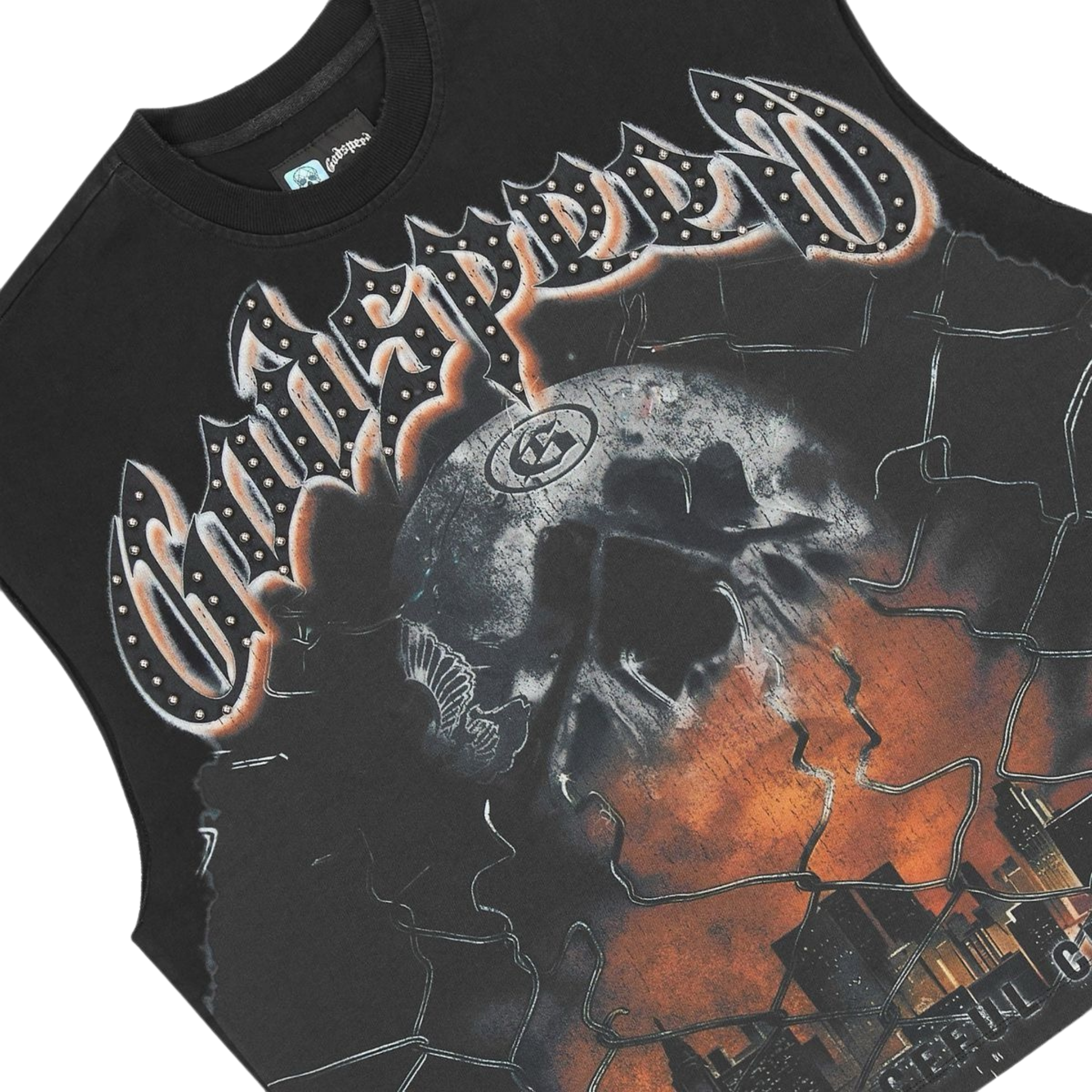 Godspeed "Fences" Sleeveless Tee (Bone)