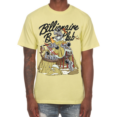 Billionaire Boys Club Space Mountain SS Tee (Wax Yellow) - Billionaire Boys Club
