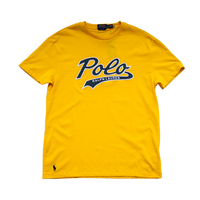 Polo Ralph Lauren Script Logo T-Shirt (Yellow) - Polo Ralph Lauren