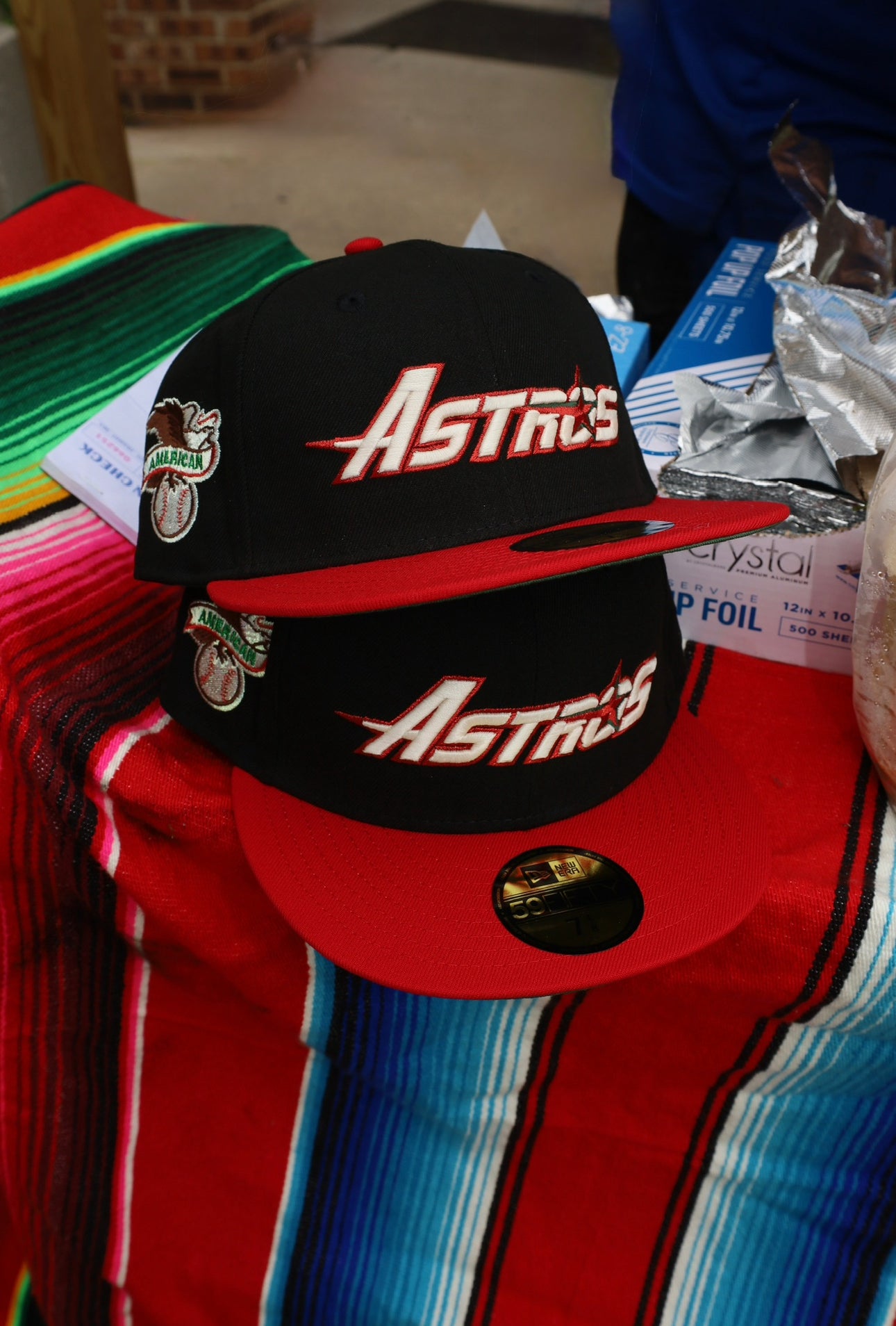 New Era Houston Astros American League Side Patch Fitted - New Era