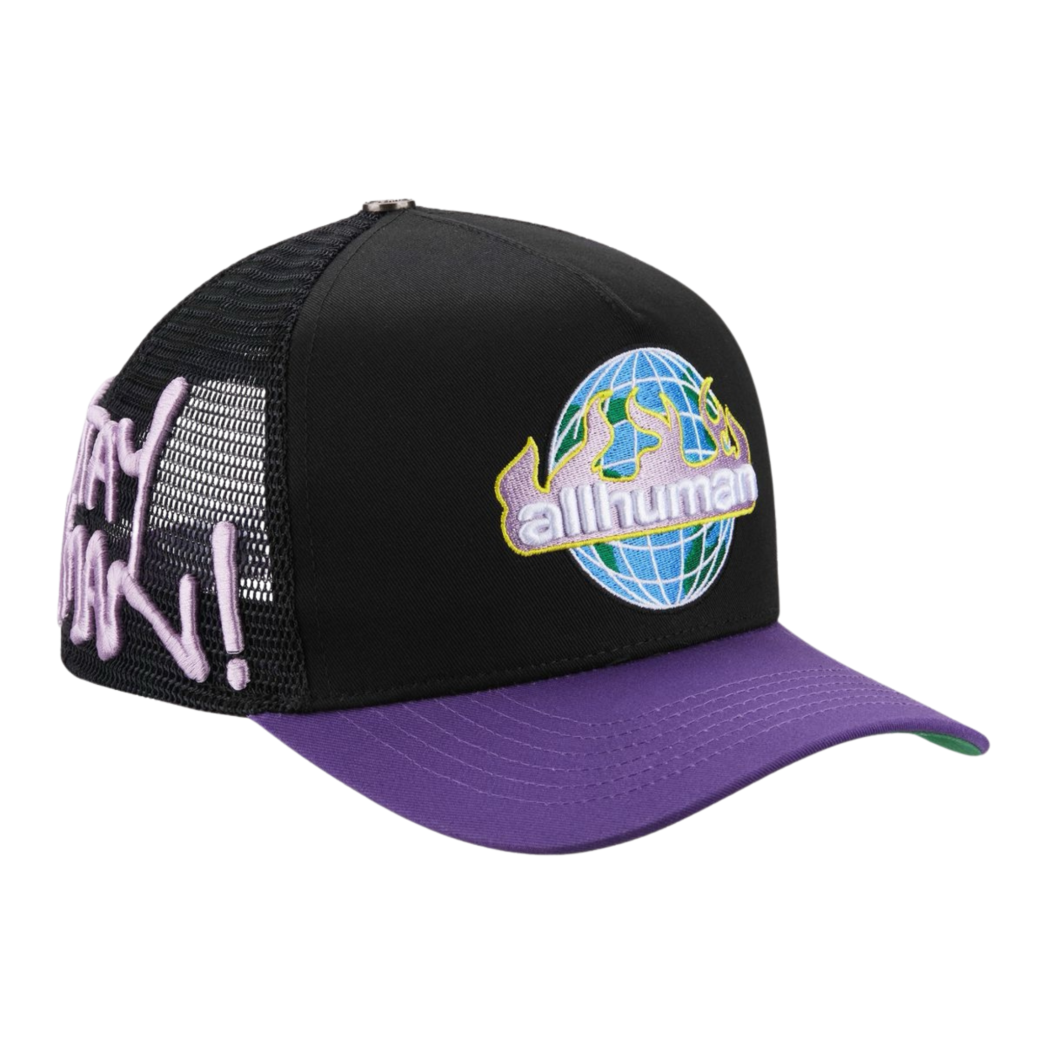 All Human "Syrup" Trucker (Black/Purple) - All Human