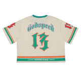 Godspeed "First Down Jersey" (Bone/Teal/Orange) - Godspeed