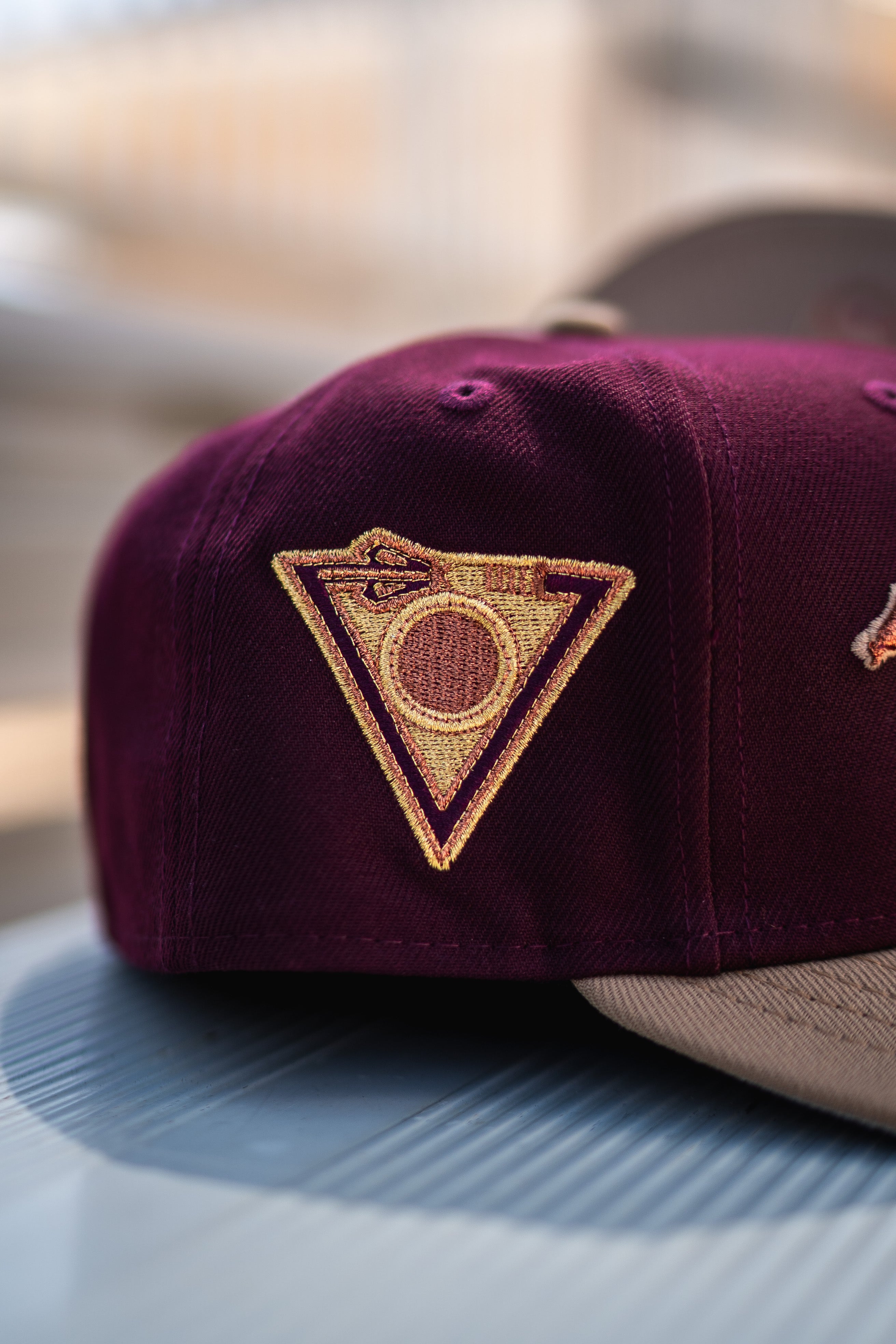 New Era Arizona Diamondbacks Grey UV (Burgundy/Tan) - New Era