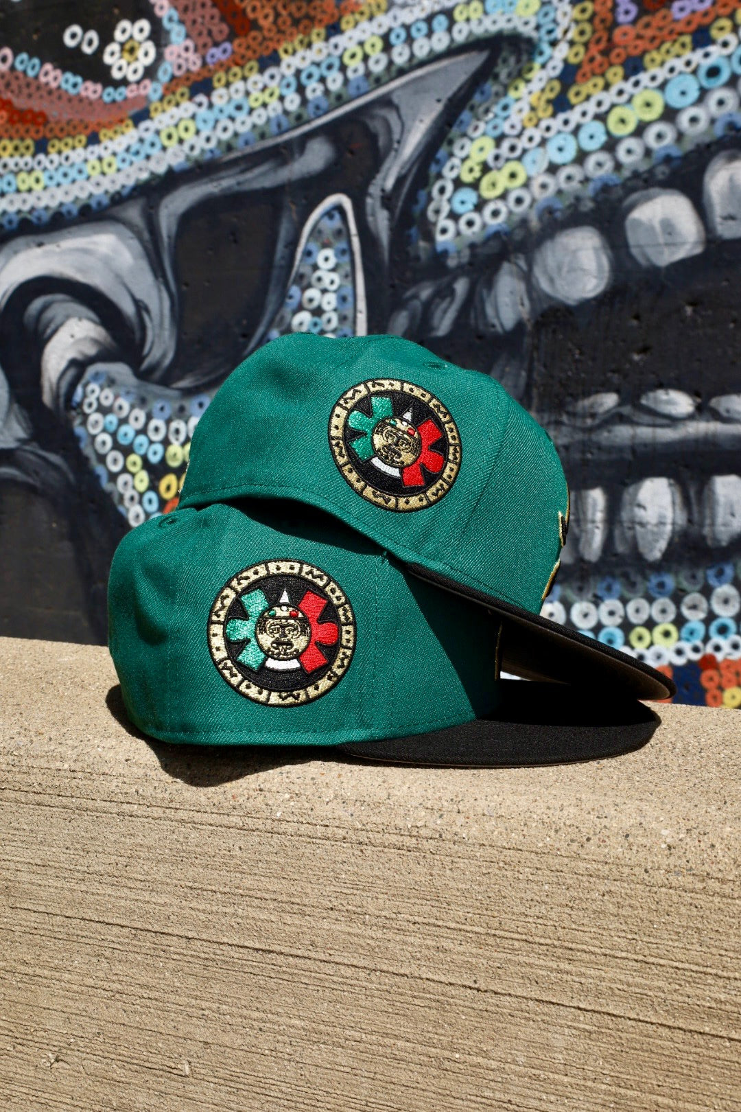 New Era Houston Astros Aztec Warrior Side Patch Grey UV 59Fifty Fitted (Green/Black)