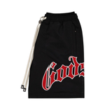 Godspeed OG Logo Nylon Shorts (Bred)
