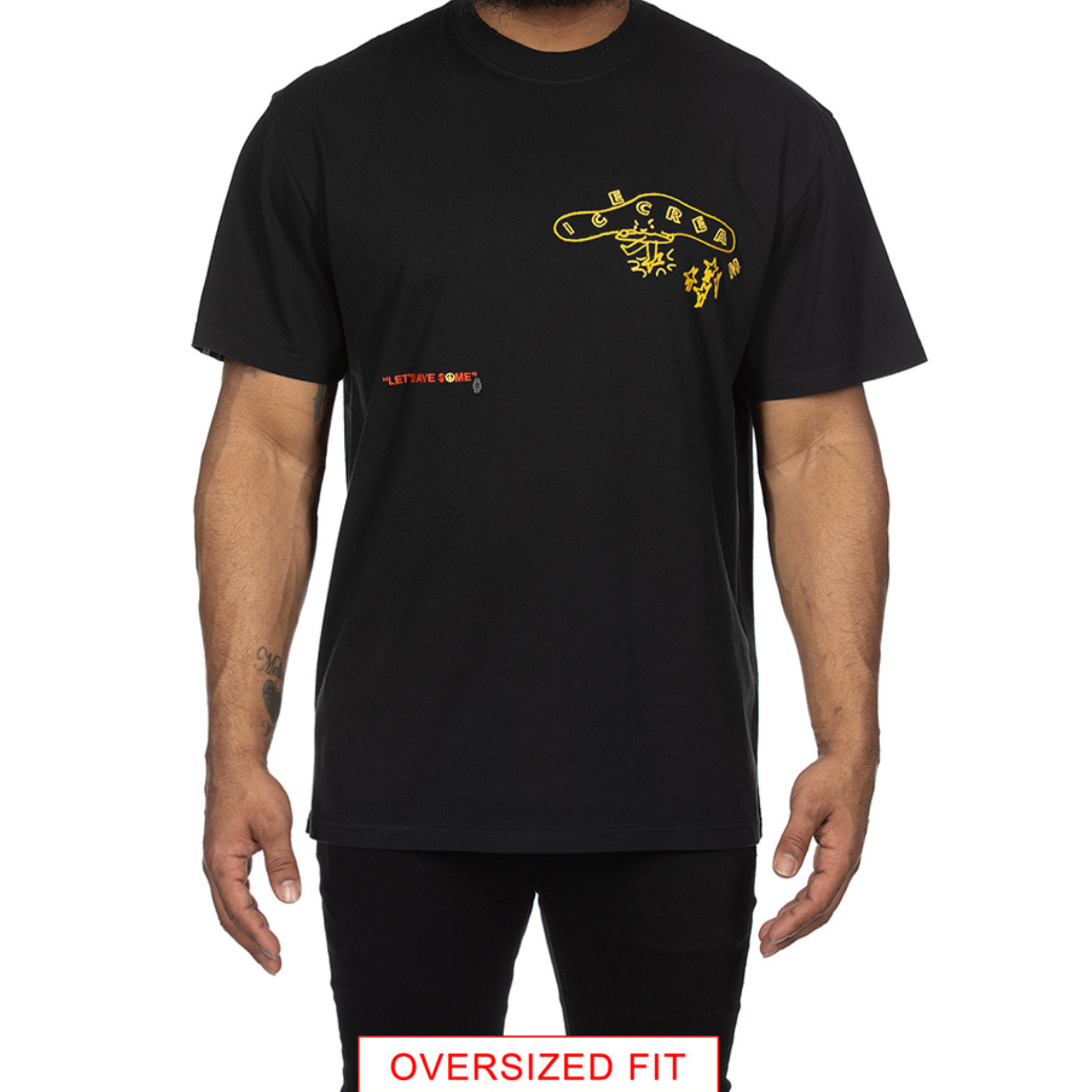 Icecream "Stars" SS Knit (Stretch Limo) - Ice Cream