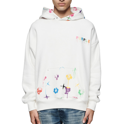 Off white shop paint splatter hoodie
