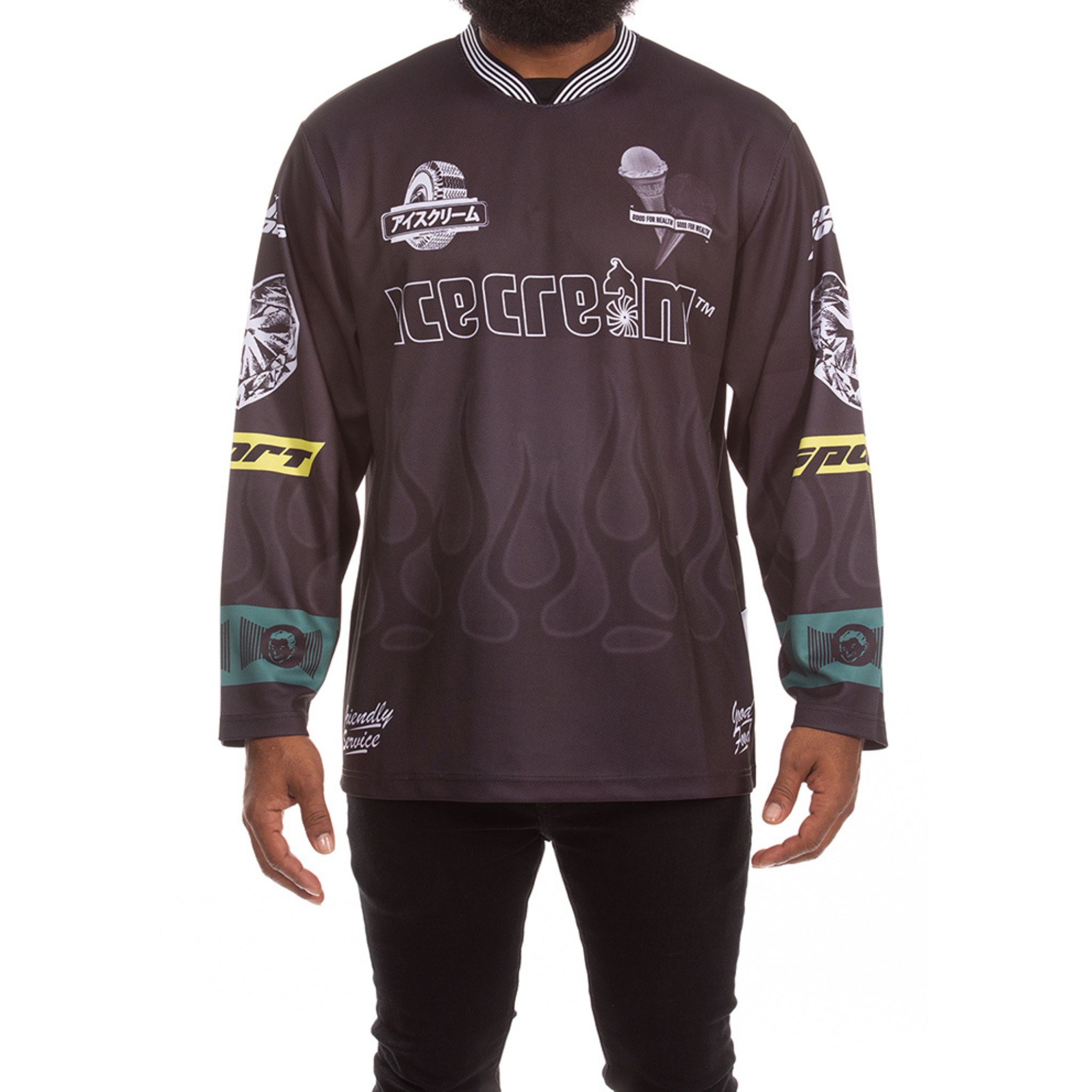 Icecream "Good Food" Jersey LS (Black)