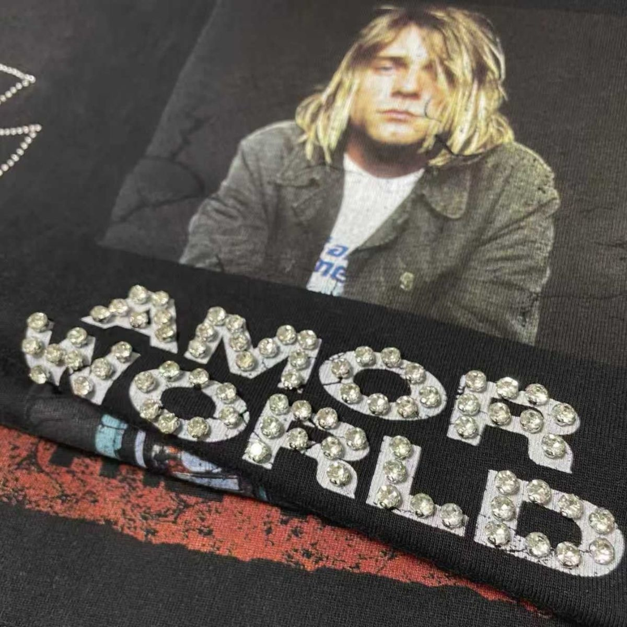 Stile De Amor "SA WORLD STONE" Tee (Black Wash) - Stile Amor De Galleria