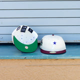 New Era Philadelphia Phillies Citizens Bank Park Side Patch Fitted (Chrome/Maroon) - New Era