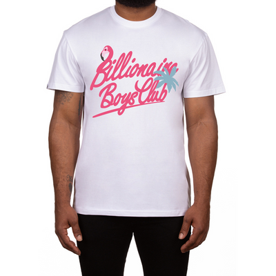 Billionaire Boys Club BB Flamillionaire SS Tee (Bleach White) - Billionaire Boys Club