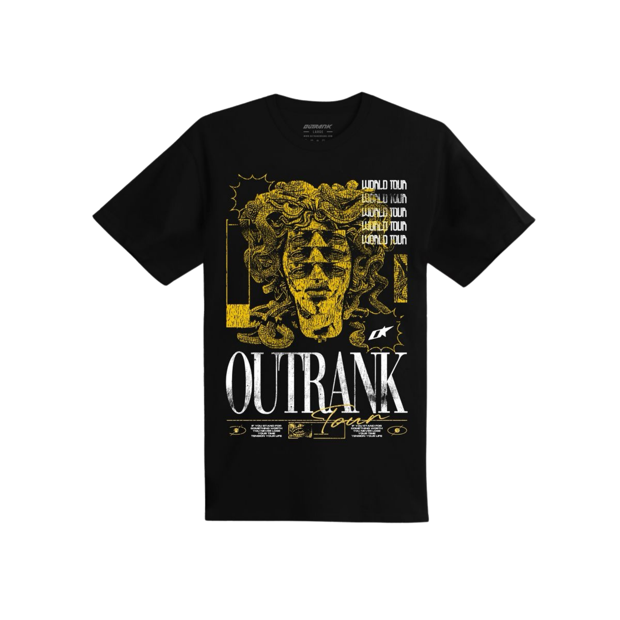 Outrank "World Tour" T-shirt (Black)