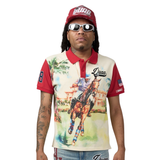 DUAA "GAMEDAY" Collar Shirt (Cream/Red)