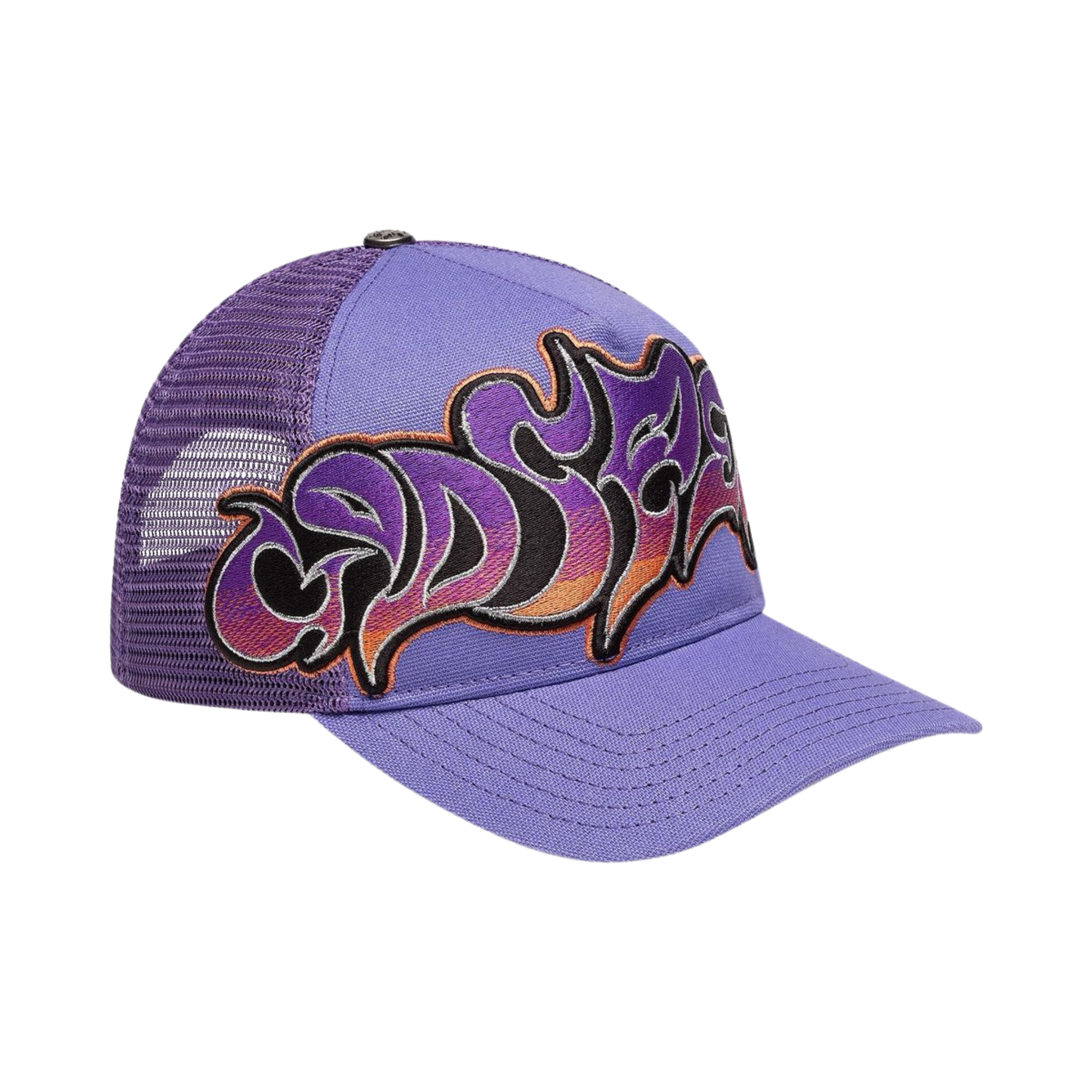 Godspeed GS Neo Trucker Hat (Purple/Orange) - Godspeed