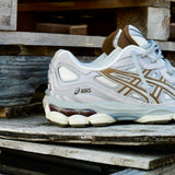 Mens Asics Gel-NYC (Cream/Cement Grey) - Asics