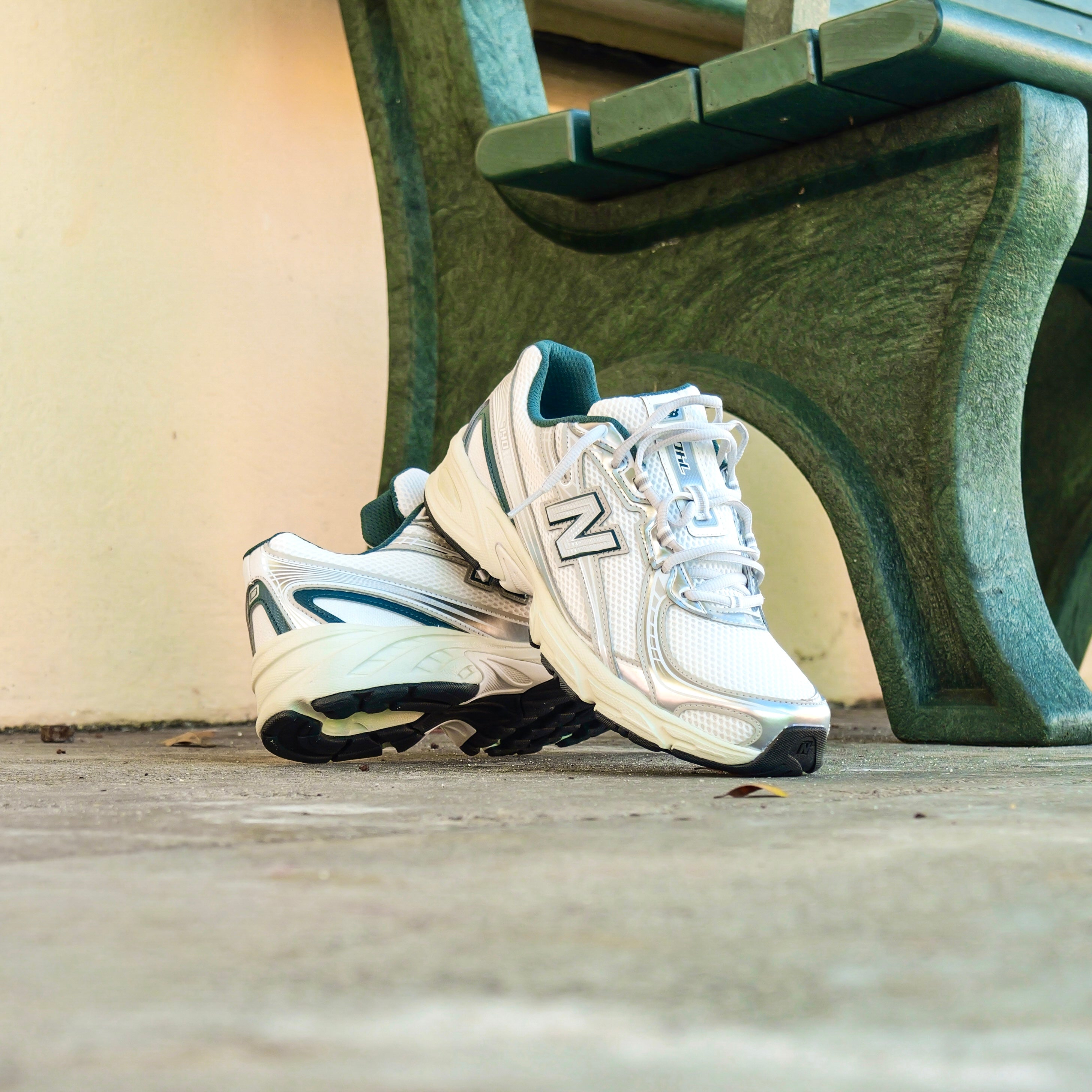 Mens New Balance 740 (Green/Beige) - U740EL