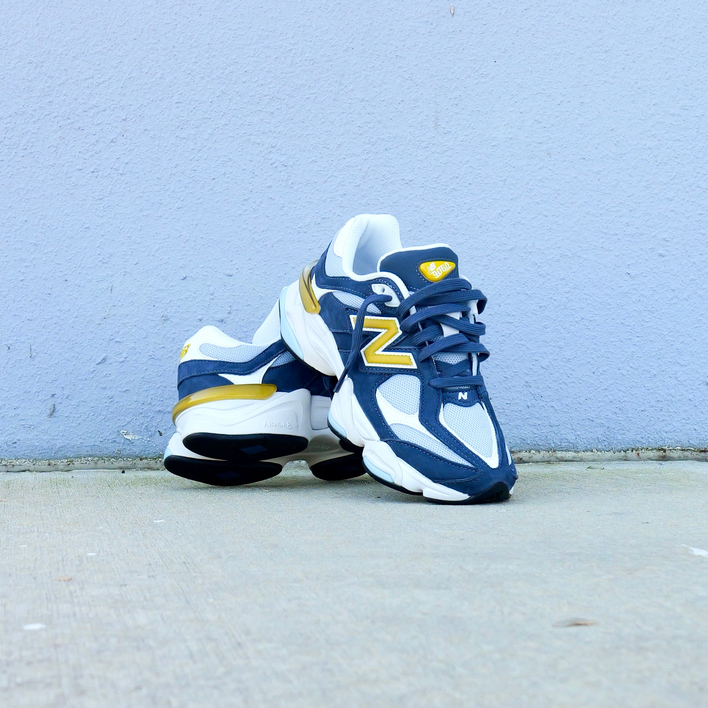 Mens New Balance 9060 (Blue/Yellow) -U906032N