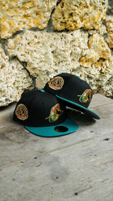 New Era Orlando Rays Southern League Side Patch Grey UV 59Fifty Fitted (Black/Pine Green)
