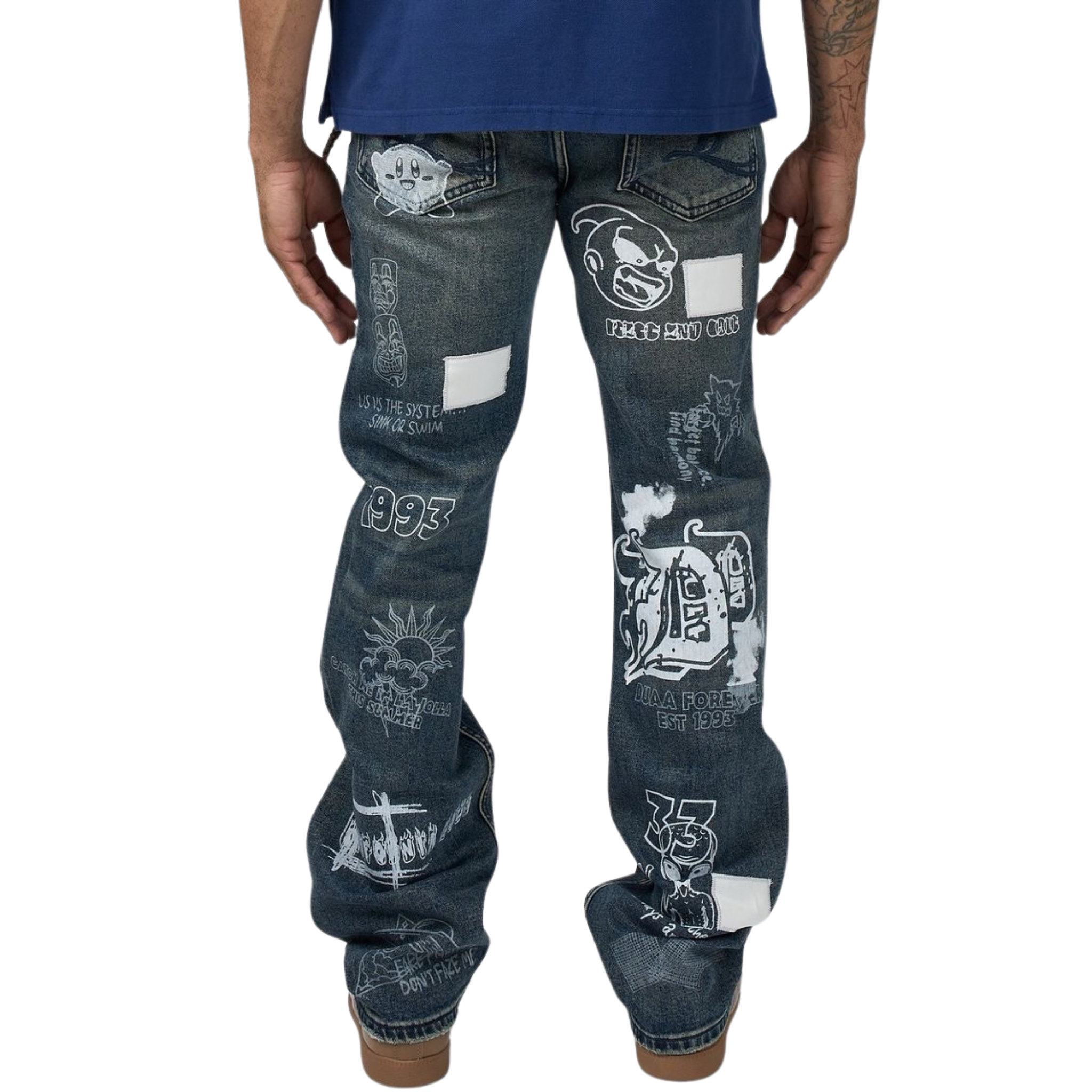 DUAA "THOUGHTS" Blue Denim