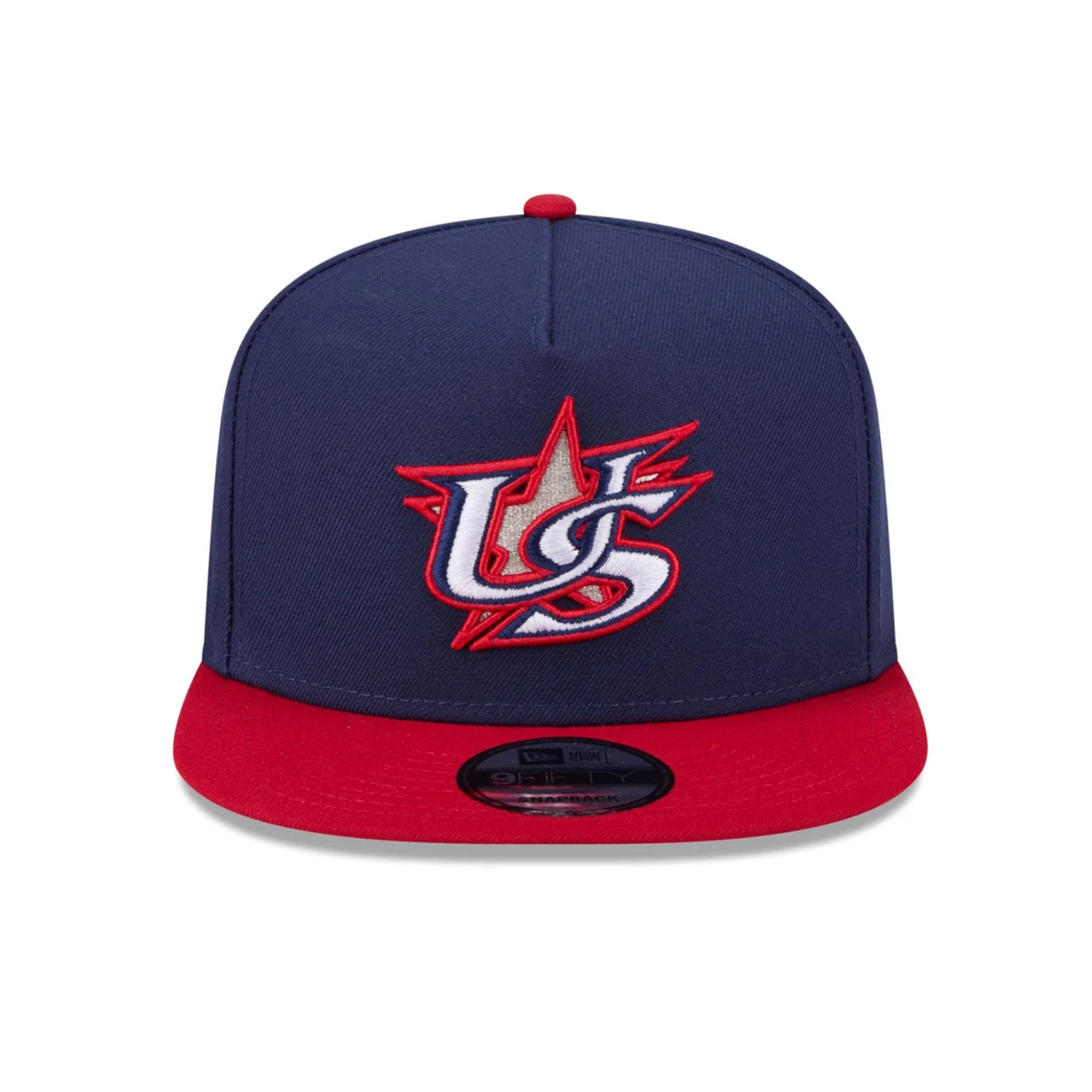 USA 2026 World Baseball Classic 9FIFTY A-Frame Snapback- Navy/Red