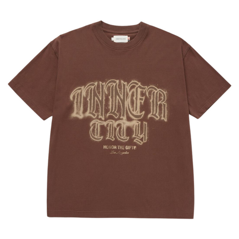 Honor The Gift Stamps Inner City Tee (Brown) - Honor The Gift