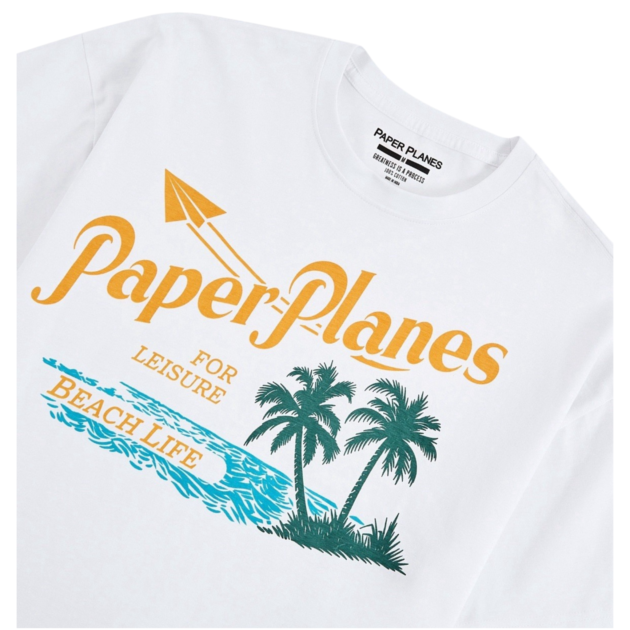 Paper Planes "Leisure Beach Life" Tee (White) - Paper Plane