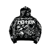 Mixed Emotion "Graffiti" Hoodie (Black) - Mixed Emotion