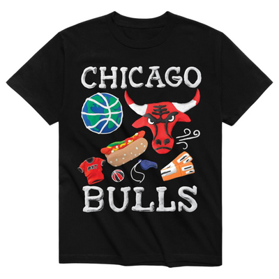 Market Chicago Bulls T-shirt (Black) - Market