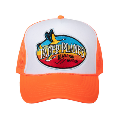 Paper Plane Be Wild and Wander Trucker - Paper Plane