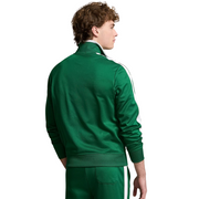 Polo Ralph Lauren Embroidered Fleece Track Jacket (Tennis Green/ White) - Polo Ralph Lauren