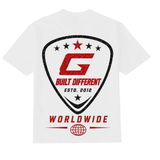 G WEST "WORLDWIDE RACING" Tee (White)