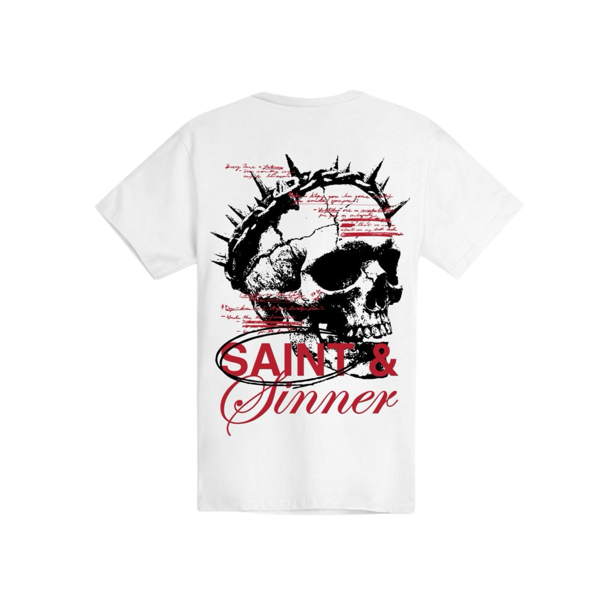 Outrank "Saint & Sinner" T-shirt (White)