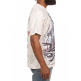 Billionaire Boys Club "Space Expo" SS Knit (Oversized) (White) - Billionaire Boys Club
