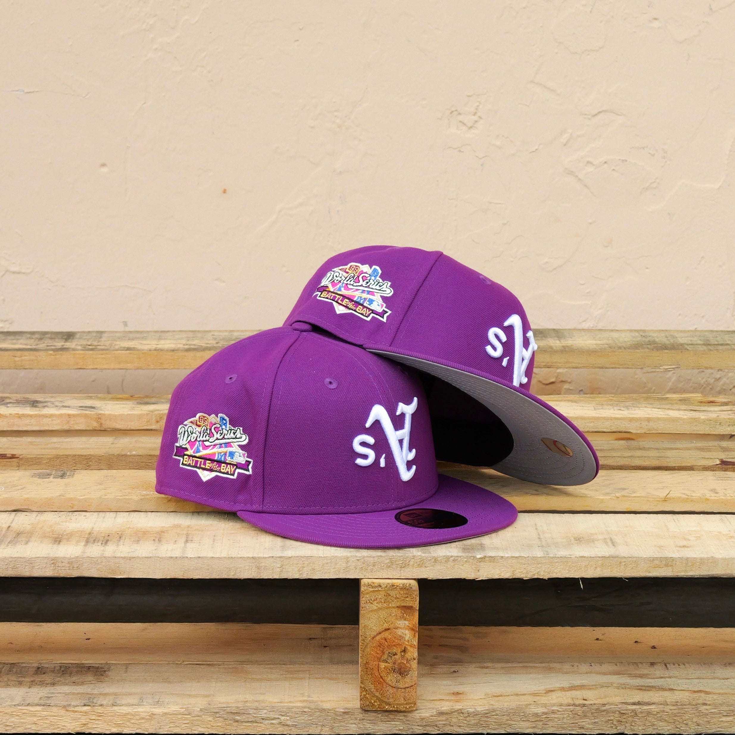 New Era Oakland Athletics 1989 World Series Side Patch Fitted - New Era