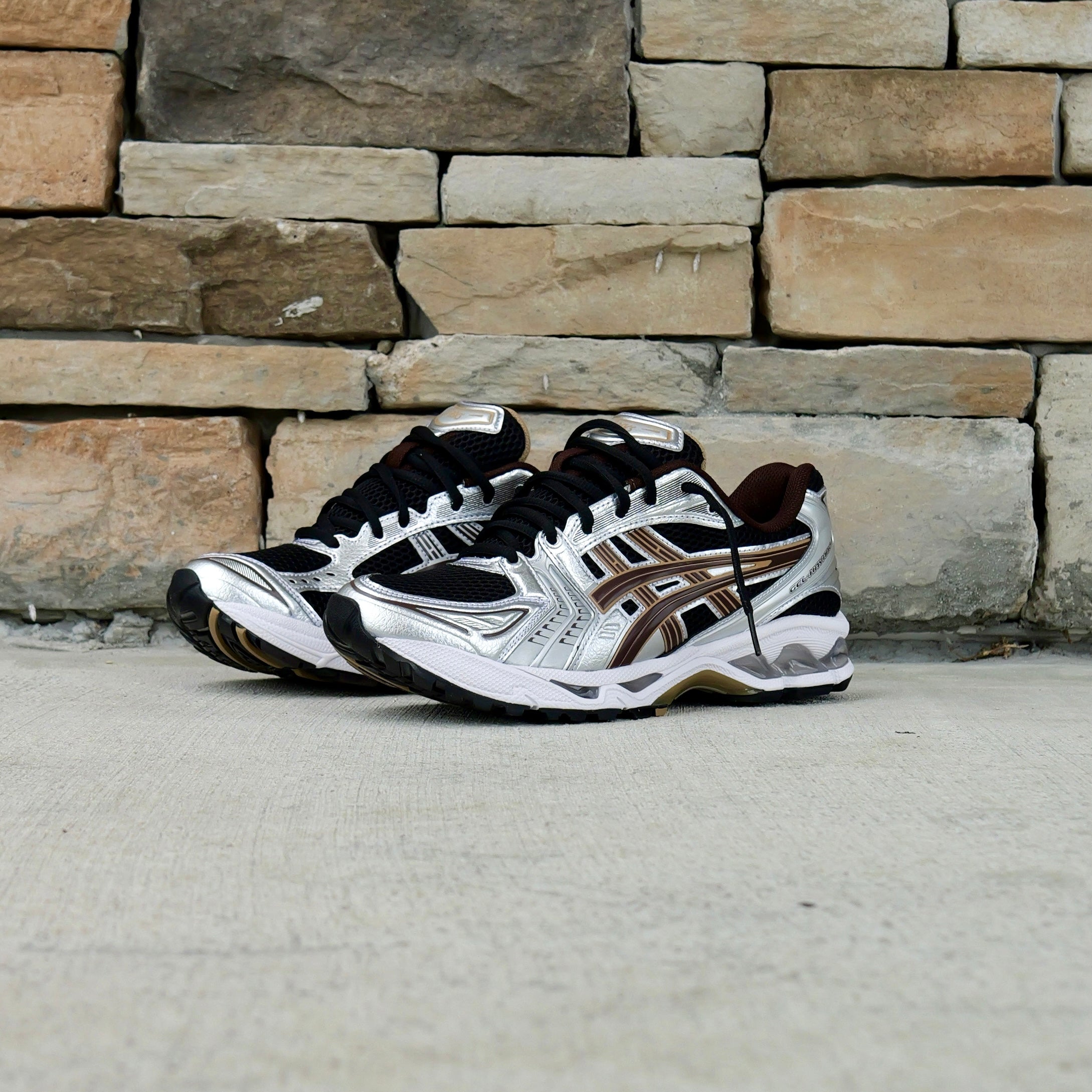 Mens Asics Gel-Kayano 14 (Black/Coffee)