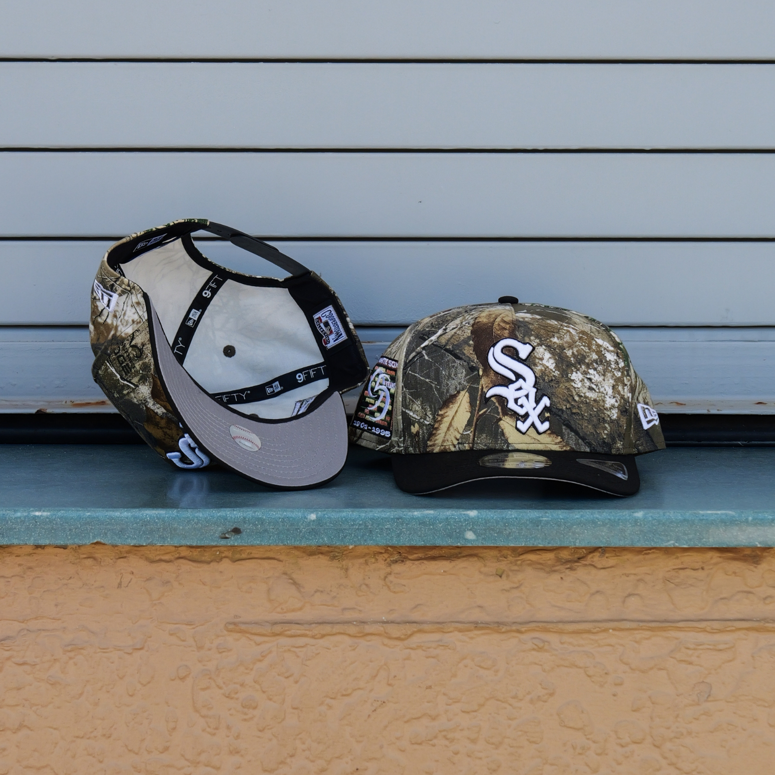 New Era Chicago White Sox 95th Anniversary 9FIFTY A-Frame Snapback-(Camo/Black) - New Era