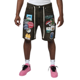 DUAA "PARK" Denim Shorts (Brown)
